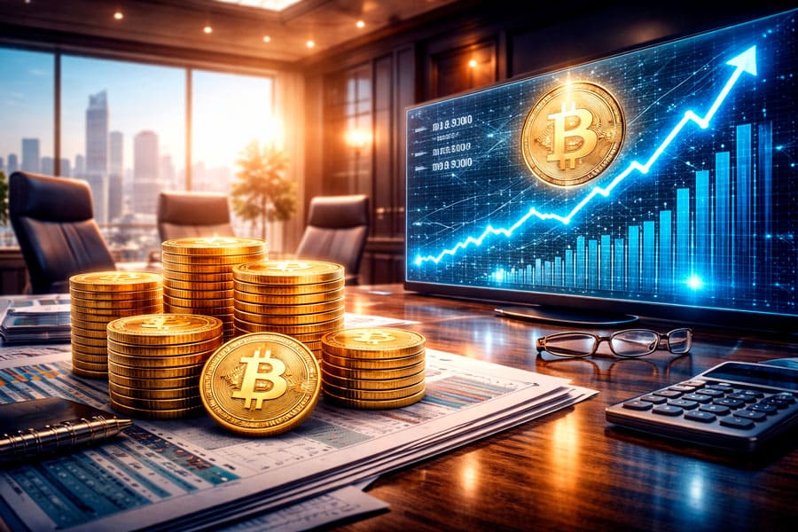 Estrategia corporativa de acumulación de bitcoin supera los USD 2.100 millones