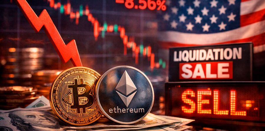 Liquidaciones y toma de ganancias presionan al mercado cripto estadounidense