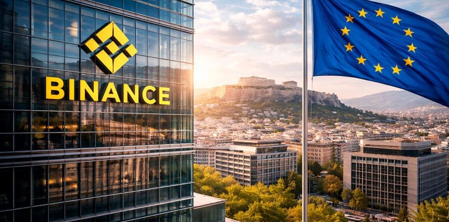 Binance fija base en Grecia para operar bajo MiCA en 2026