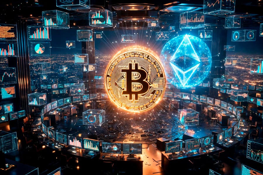 Bitcoin y Ethereum dominan portafolios institucionales globales