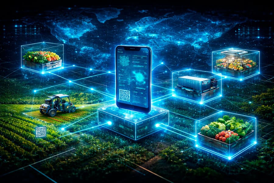 Blockchain redefine trazabilidad en cadenas agrícolas globales