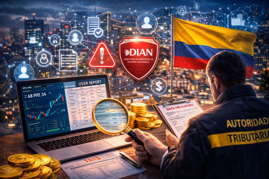 Colombia obliga a exchanges a reportar información completa de usuarios