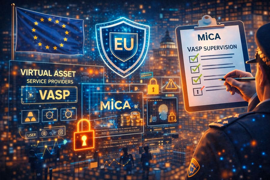Europa refuerza supervisión sobre VASP bajo marco MiCA