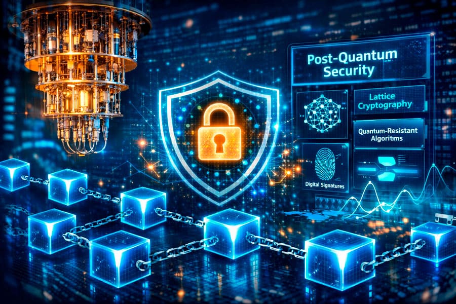 Redes blockchain integran capas de seguridad post-cuántica