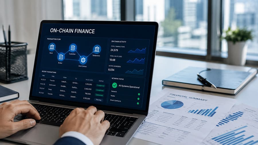 Instituciones financieras aceleran transición hacia finanzas on-chain